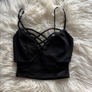 🖤SEXY CUT OUT CROP TOP🏴‍☠️